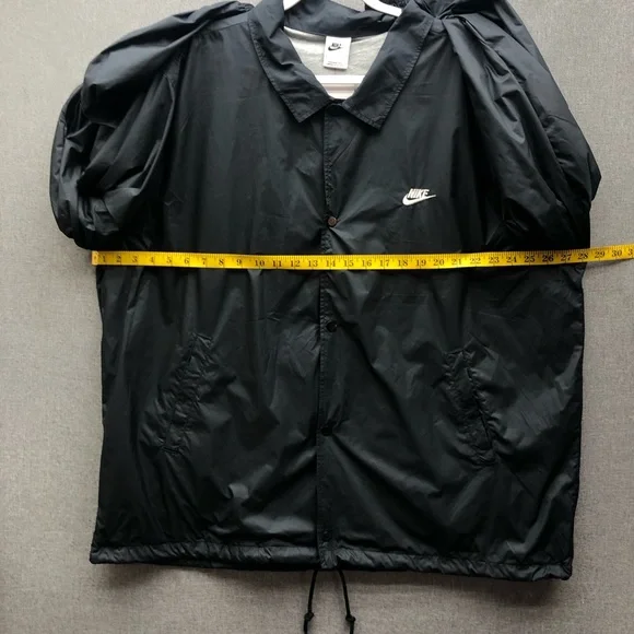 Nike Men's Black Fit Club Coaches Jacket Size XL - Picture 9 of 11